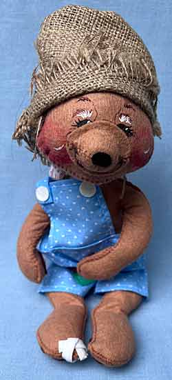 Annalee 10" Country Boy Bear - Mint - 283086sqtong