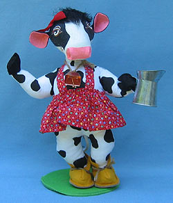 Annalee 12" Red Hanna Holstein Cow - Mint - 285098