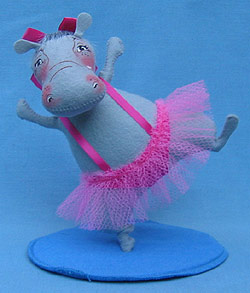 Annalee 8" Tu Tu Cute Dancing Hippo Mint / Near Mint - 289799