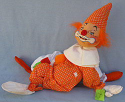 Annalee 30" Orange Clown - Mint - 297084gsth