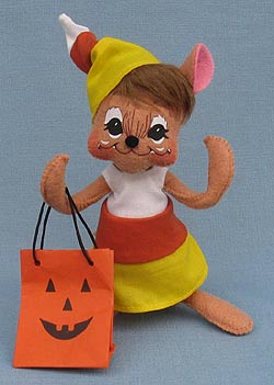 Annalee 6" Candy Corn Mouse 2014 - Mint - 300514