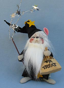 Annalee 7" Wizard Mouse - Excellent - 300793sq