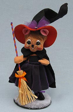 Annalee 6" Midnight Ride Witch Mouse 2016 - Mint - 300816