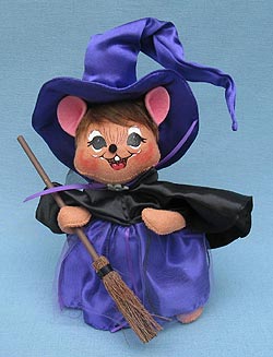 Annalee 10" Purple Witch Mouse - Mint - 301710