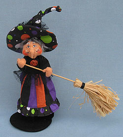 Annalee 9" Halloween Hagatha Witch 2014 - Mint - 301814