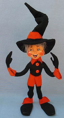 Annalee 12" Halloween Witch Elf 2017 - Mint - 301917