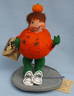 Annalee 7" Pumpkin Kid - Excellent - 303191yeaha