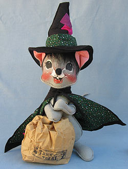 Annalee 12" Witch Mouse - Mint - 304590