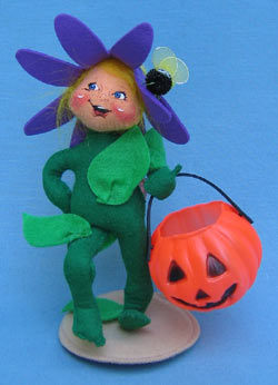 Annalee 7" Trick or Treat Flower Girl - Mint - 305901