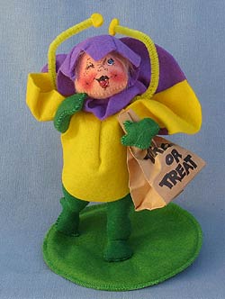 Annalee 7" Halloween Flower Kid - Mint - 305993w