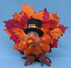 Annalee 4" Harvest Turkey - Mint - 308805