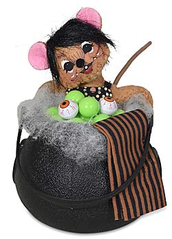 Annalee 3" Halloween Hot Tub Mouse 2024 - Mint - 310324