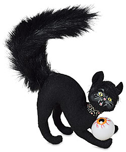 Annalee 4" Scaredy Kitty with Eyeball 2024 - Mint - 310624