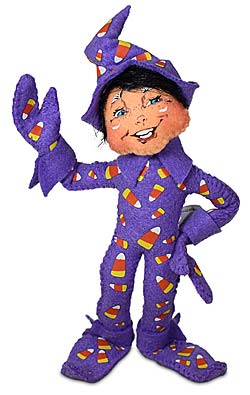 Annalee 5" Purple Candy Corn Elf 2024 - Mint - 311024