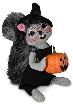 Annalee 6" Midnight Squirrel 2022 - Mint - 311222