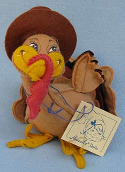 Annalee 8" Boy Turkey - Near Mint - 316090