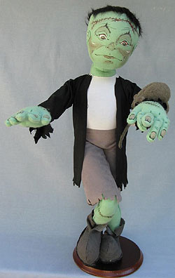 Annalee 30" Franky the Frankenstein and Friend - Near Mint / Excellent - 332302b