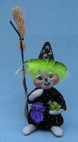 Annalee 10" Witch Mouse - Mint - 329604