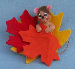 Annalee 3" Leaf Sleeper Mouse 2014 - Mint - 350014