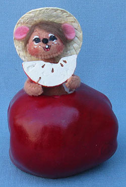 Annalee 5" Mouse in Apple - Mint - 350512