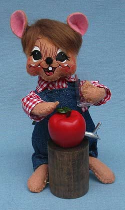 Annalee 6" Apple Cider Mouse - Mint - 350710