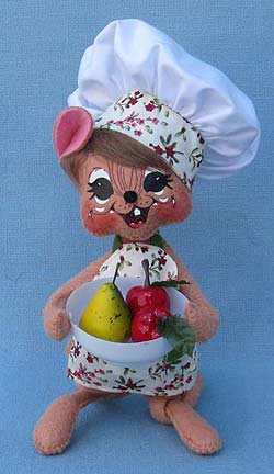 Annalee 6" Autumn Chef Mouse - Mint - 350812