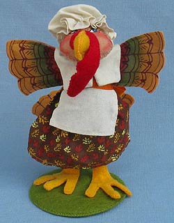 Annalee 7" Pilgrim Girl Turkey 2014 - Mint - 350814