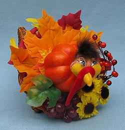 Annalee 6" Turkey Cornucopia - Mint - 351110