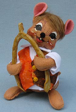 Annalee 6" Wishbone Boy Mouse 2017 - Mint - 351417