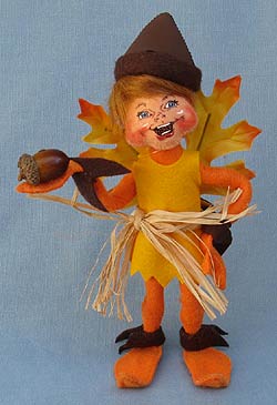 Annalee 9" Orange Acorn Fairy Elf 2013 - 351513 - Mint