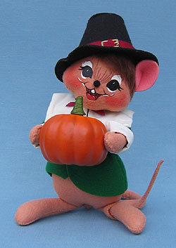 Annalee 10" Pilgrim Boy Mouse - Mint - 351608