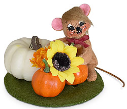 Annalee 3" Pumpkin Patch Mouse 2021 - Mint - 360021