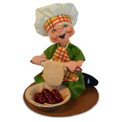 Annalee 6" Pie Making Kid 2018 - Mint - 361118