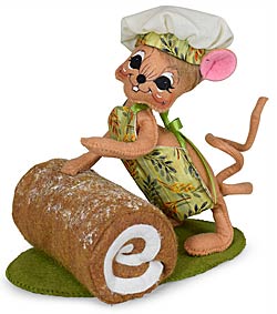 Annalee 6" Pumpkin Roll Chef Mouse 2023 - Mint - 361323