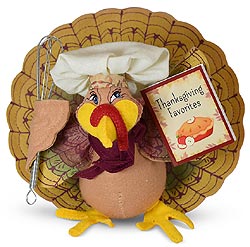 Annalee 7" Turkey Chef with Wisk 2021 - Mint - 361621