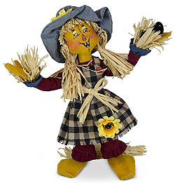 Annalee 12" Scarecrow Mom with Crow 2021 - Mint - 361921