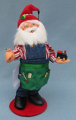 Annalee 9" Workshop Santa - Mint - 401110