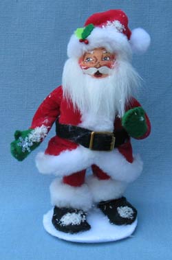 Annalee 6" Snowy Mr Santa - Mint - 402709