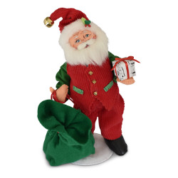 Annalee 9" Jinglebell Santa 2018 - Mint - 410218