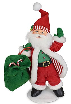 Annalee 9" Jolly Santa 2023 - Mint - 410323