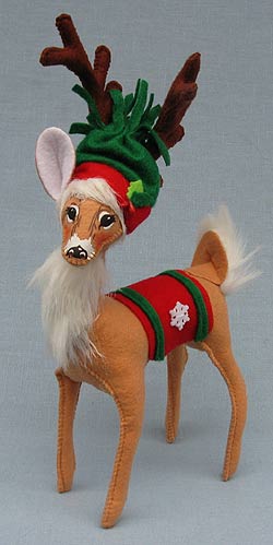 Annalee 8" Snowflake Reindeer 2016 - Mint - 450516