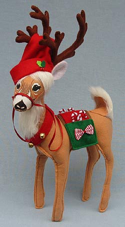 Annalee 12" Santa's Magic Reindeer 2016 - Mint - 450616