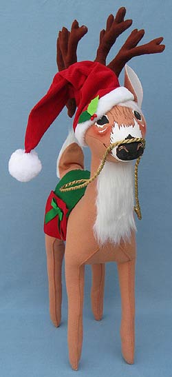 Annalee 26" Corduroy Reindeer - Mint - 450711