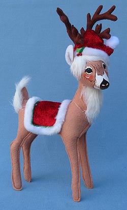 Annalee 12" Cozy Christmas Reindeer - Mint - 450912