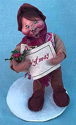 Annalee 5" Old World Caroler Boy - Excellent - 465094a