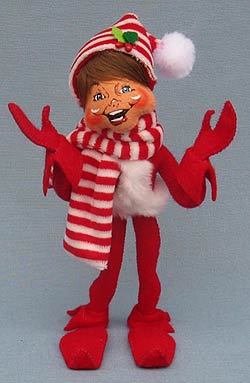 Annalee 9" Red MerryMint Elf 2014 - Mint - 500214