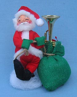 Annalee 7" Santa with Toy Bag - Near Mint - 501582