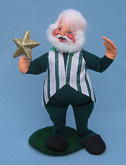 Annalee 7" Santa Trim a Tree Holding Star - Mint - 503399