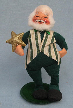 Annalee 7" Santa Trim a Tree Holding Star - Mint - 503399xooh