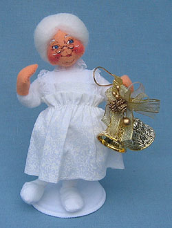 Annalee 7" Mrs Santa Christmas Bells - Mint - 503401